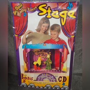 Wacky Wiggly Puppet Show Stage with CD